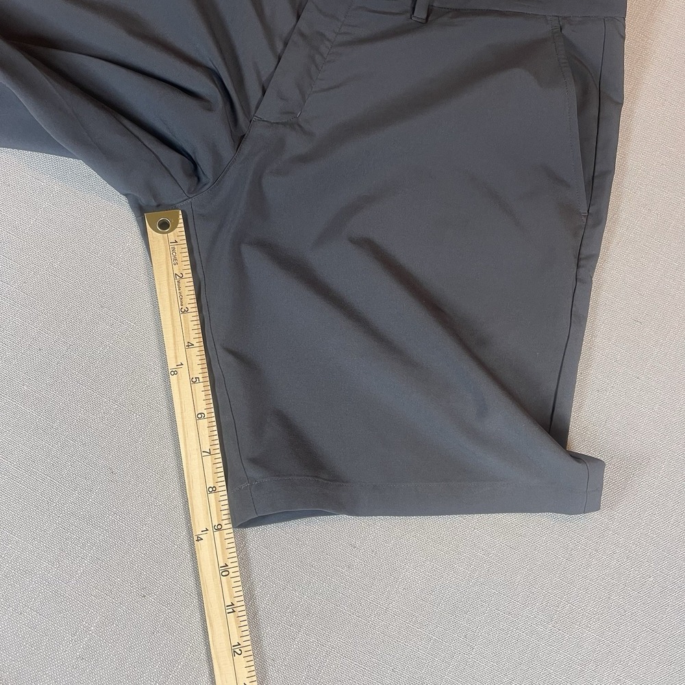 Primo Golf Shorts Mens Size 38 Gray Performance Stretch 9" Inseam Zip Pocket - Picture 12 of 12
